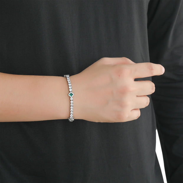 Elegant MoissWomenanite Tennis Bracelet for woman