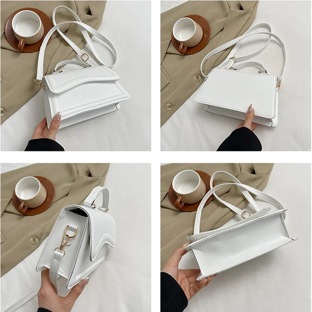 Women’s Small Flip Solid Color Shoulder Bag