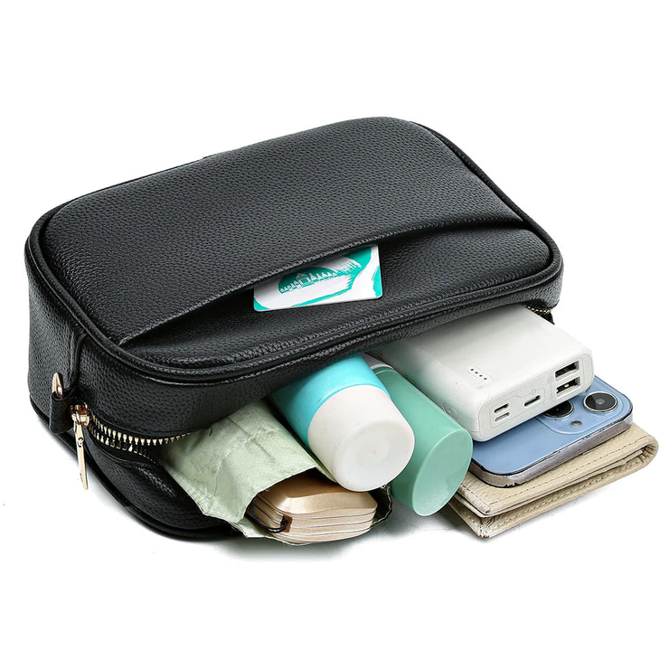 Luxury Leather Chain Crossbody Tote Bag Women