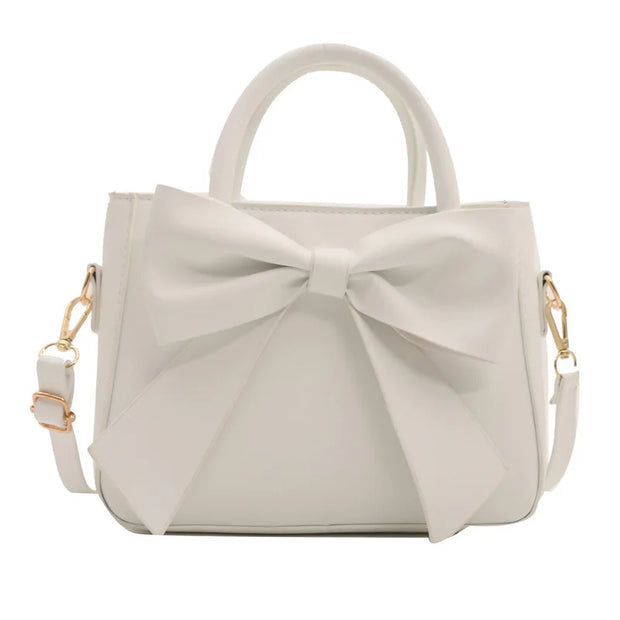 Retro Bow Small Square Shoulder Bag Women