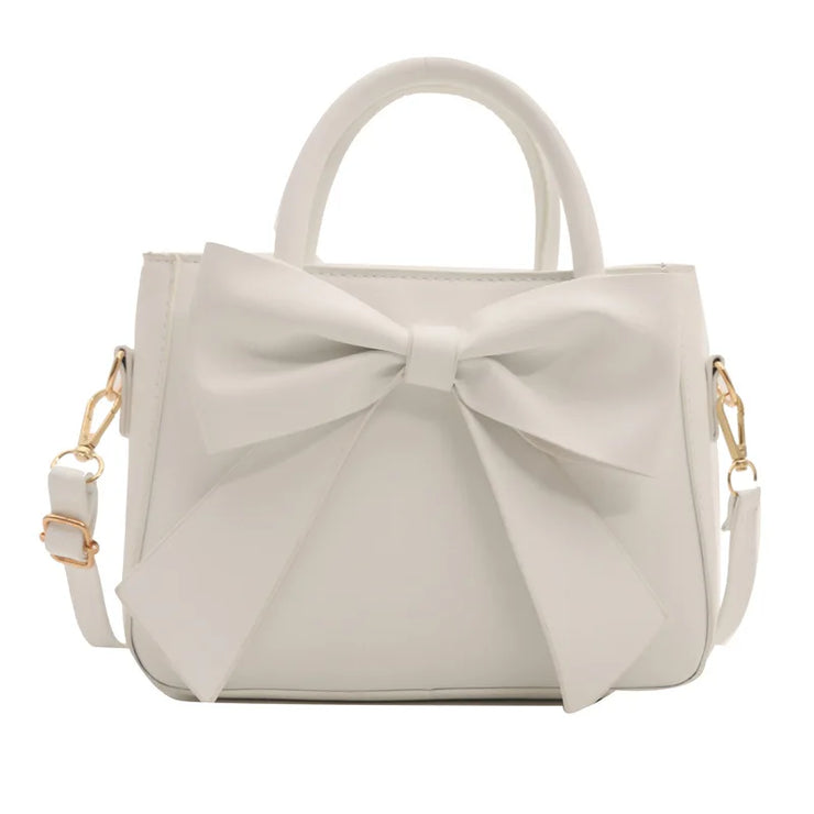 Retro Bow Small Square Shoulder Bag Women