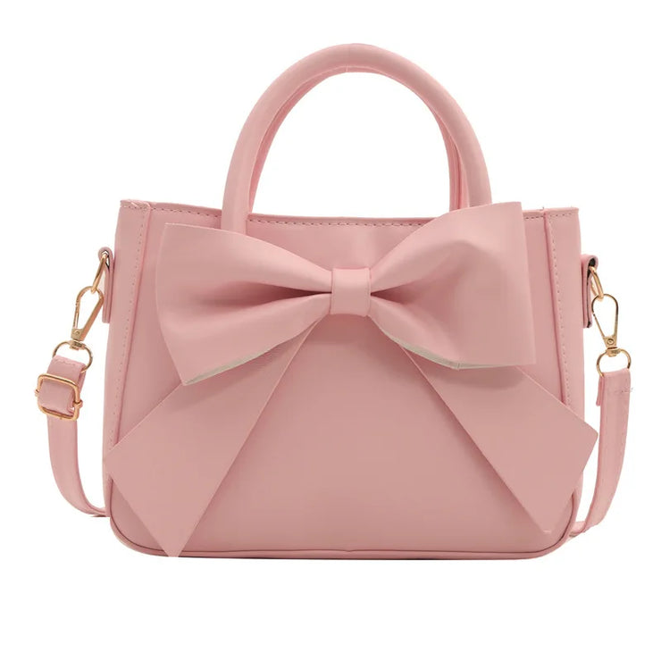Retro Bow Small Square Shoulder Bag Women