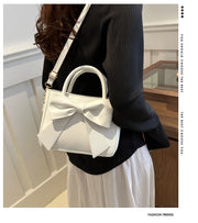 Retro Bow Small Square Shoulder Bag Women