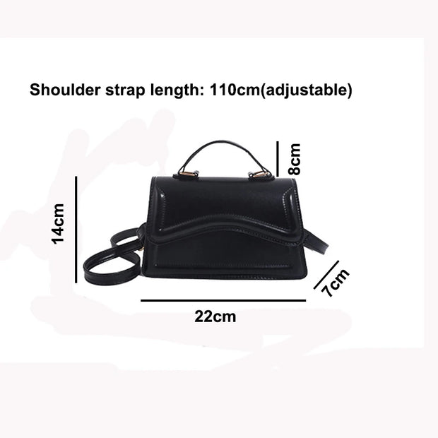 Women’s Small Flip Solid Color Shoulder Bag