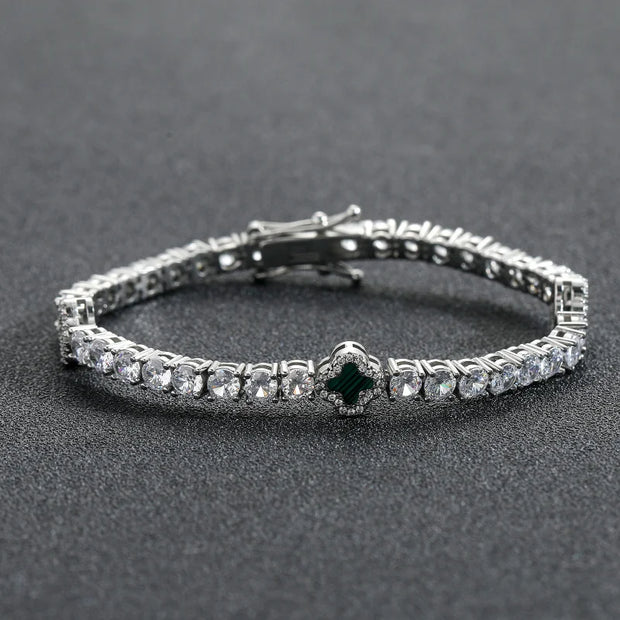 Elegant MoissWomenanite Tennis Bracelet for woman