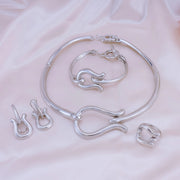 Gold Fashion Jewelry Set for Women Wedding Party