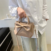 Retro Bow Small Square Shoulder Bag Women