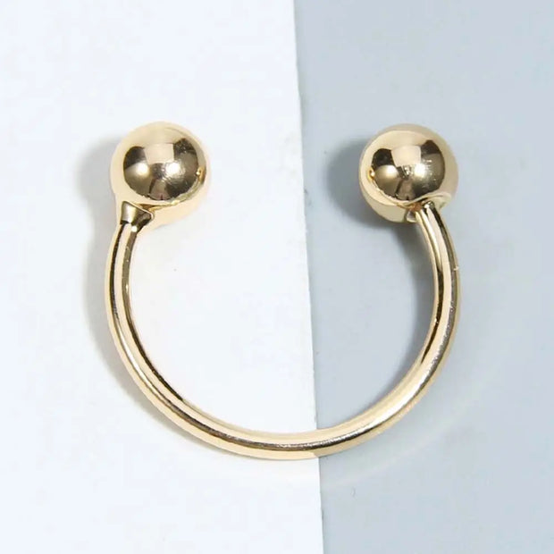 Minimalist Adjustable Double Ball Unisex Ring