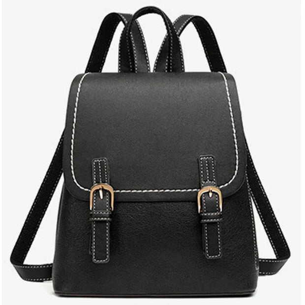 Solid Color Patchwork Fashion Backpack Women