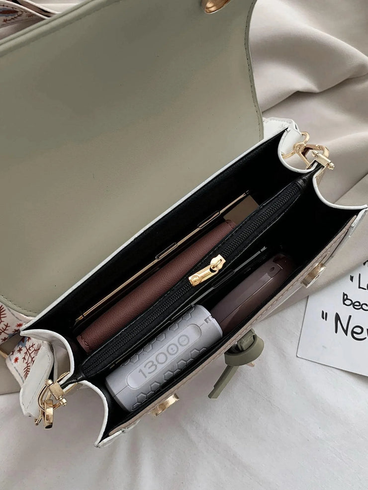 Versatile Small Square Crossbody Bag Women