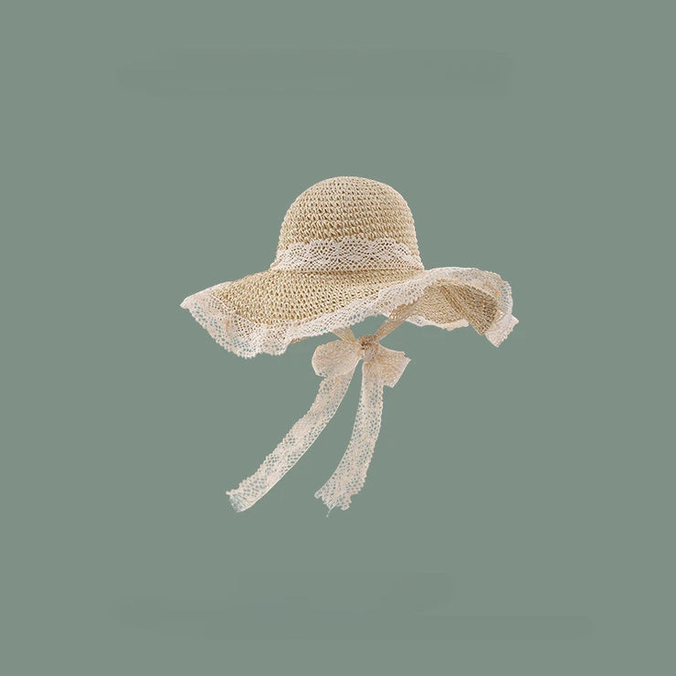 Wide Brim Summer Straw Sun Hat for Women