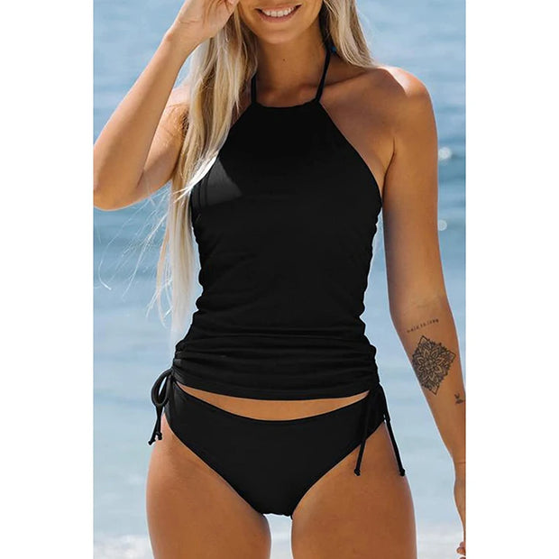 Coquette Halter Bikini Two-Piece Set Women