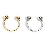 Minimalist Adjustable Double Ball Unisex Ring